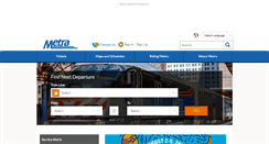 Desktop Screenshot of metrarail.com